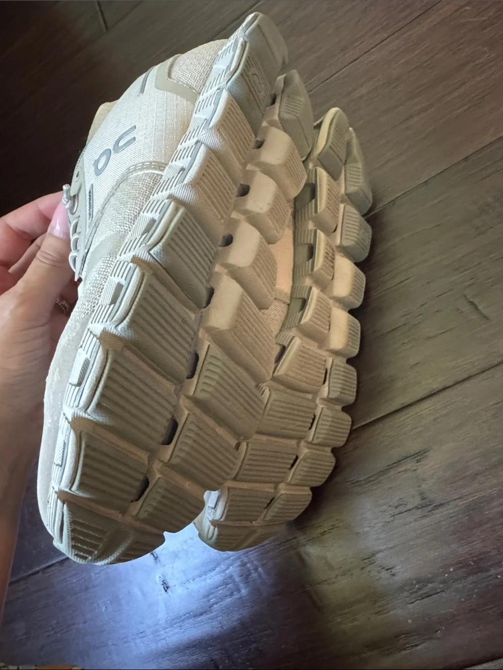 On Cloud Waterproof Sneakers in Light Gray